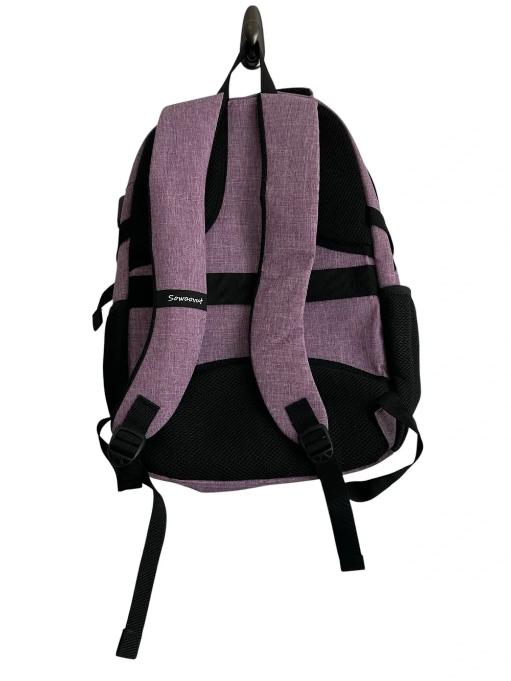 SHRRADOO Travel Laptop Backpack, Business Anti Theft Slim Durable Large Purple